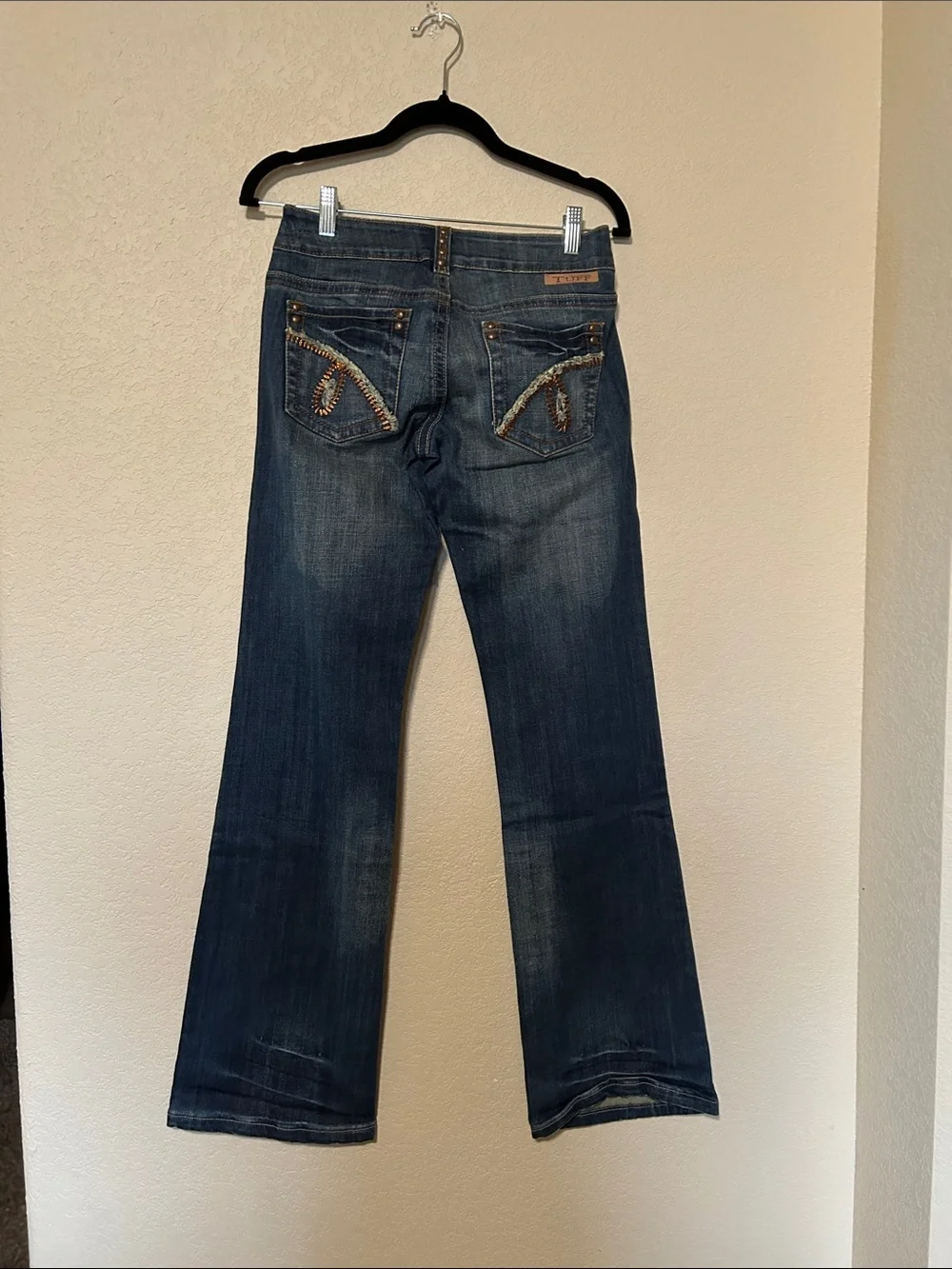 Cowgirl Tuff Co. Copper Gypsy Women’s Bootcut Jeans Dark Wash Western Rodeo W25